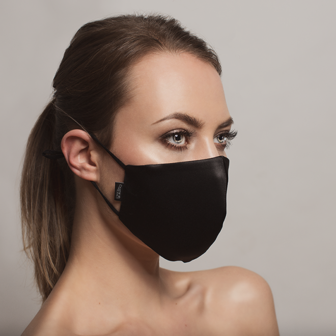 Corona Mask Advertisement with Karina Krimmel